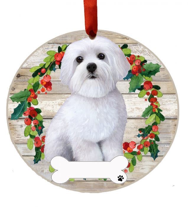 Maltese Wreath Ornament