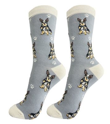 Full Body Australian Cattle Dog Socks
