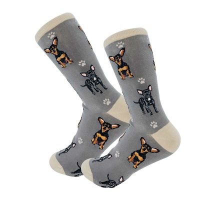 Full Body Black Chihuahua Socks