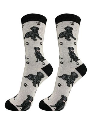 Full Body Black Labrador Socks