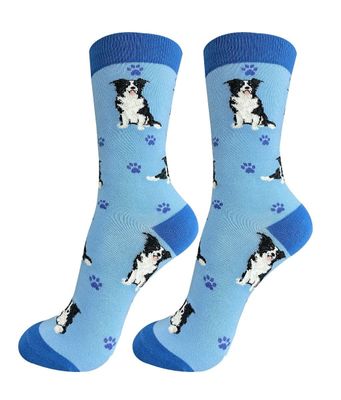 Full Body Border Collie Socks
