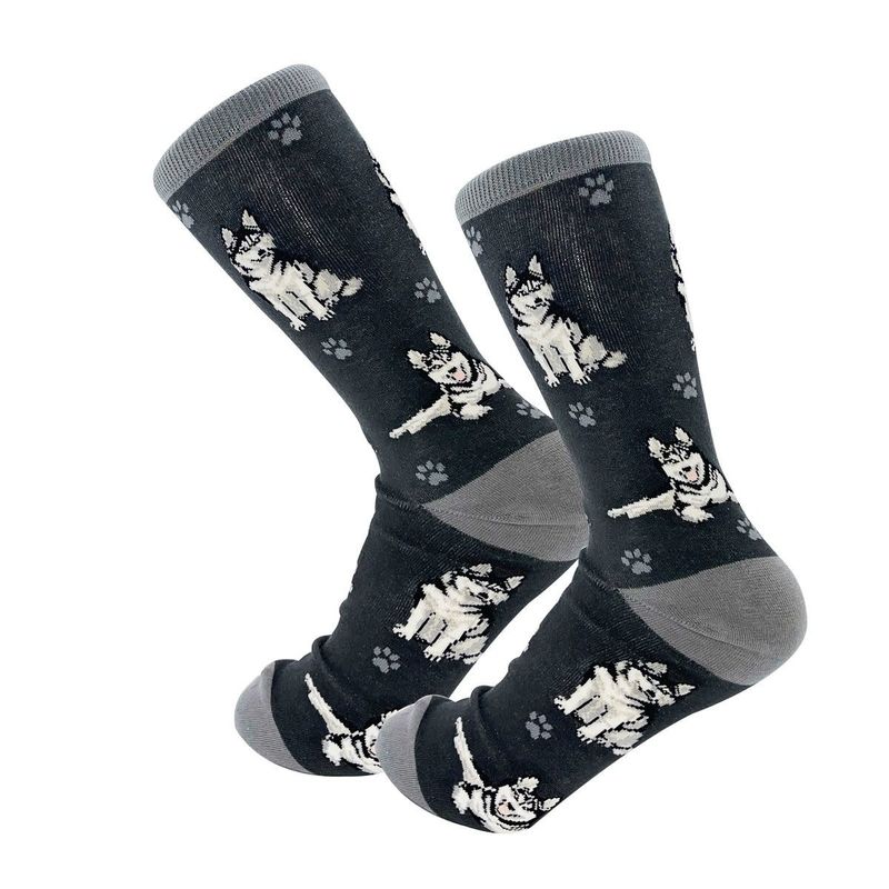 Full Body Siberian Husky Socks