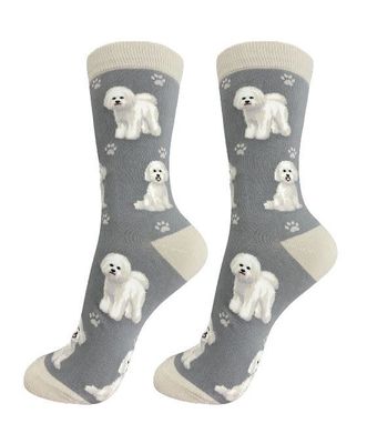 Full Body Bichon Frise Socks