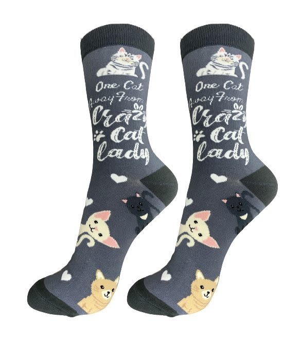 Crazy Cat Lady Socks