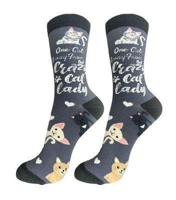 Crazy Cat Lady Socks