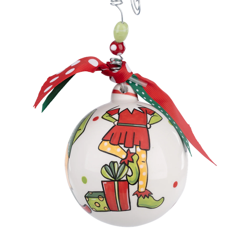 Elf Ball Ornament