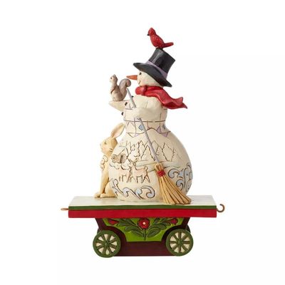 &quot;Next Stop, Winter!&quot; Snowman Train Car