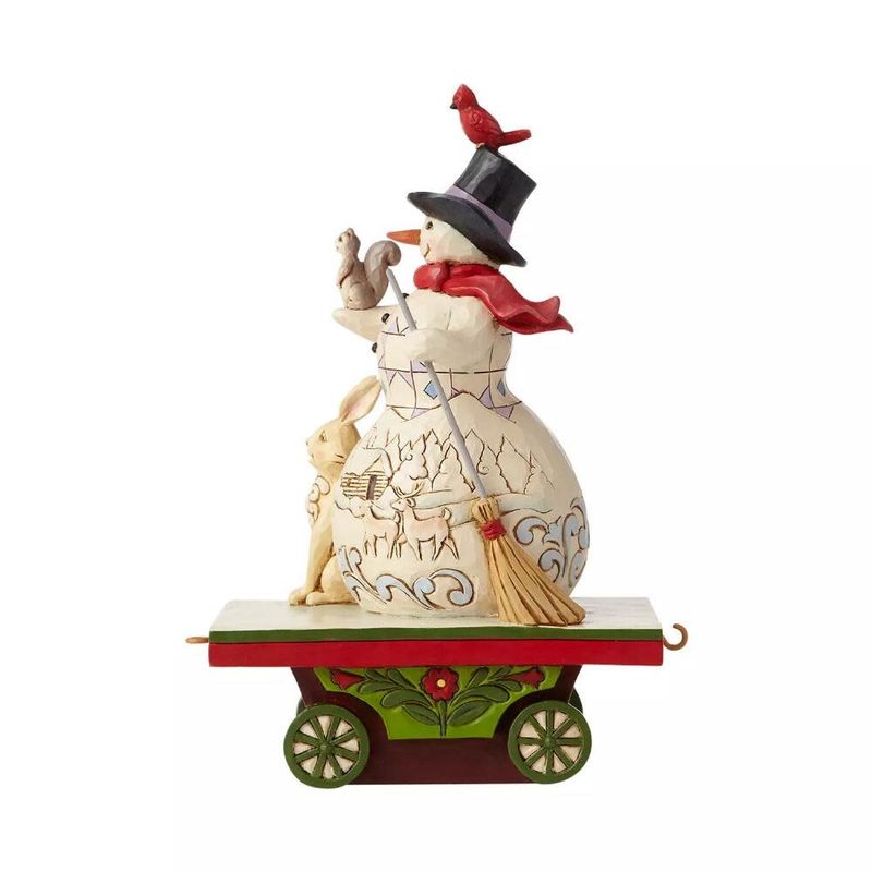 &quot;Next Stop, Winter!&quot; Snowman Train Car