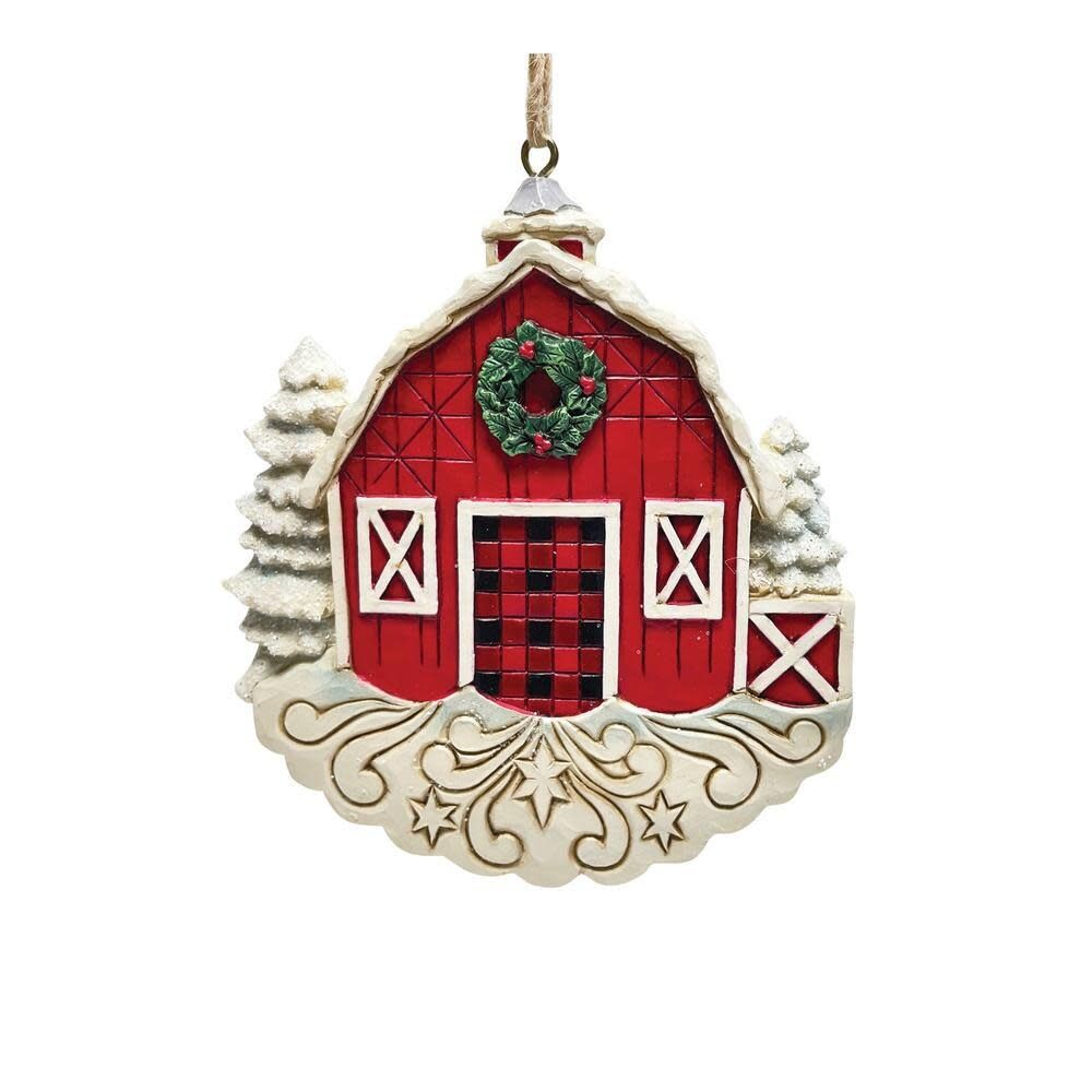 Red Barn Ornament