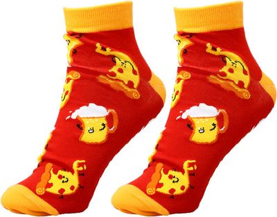 Pizza &amp; Beer Ankle Socks