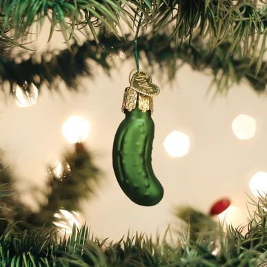 Mini Pickle Gumdrop Ornament