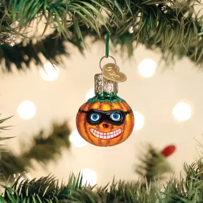 Mini Masked Jack O&#39;Lantern Gumdrop Ornament