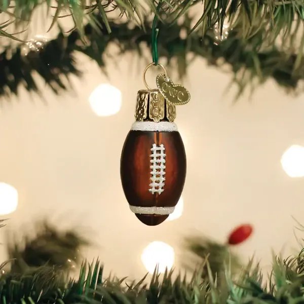 Mini Football Gumdrop Ornament