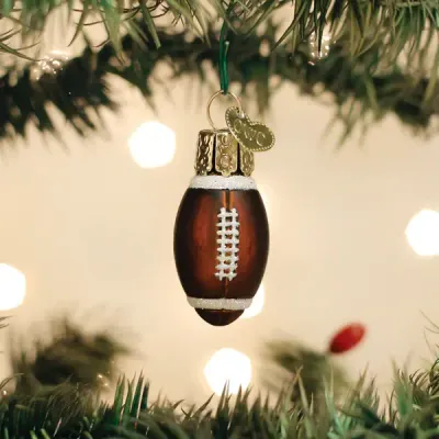Mini Football Gumdrop Ornament