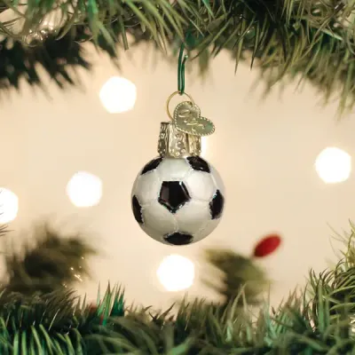 Mini Soccer Ball Gumdrop Ornament