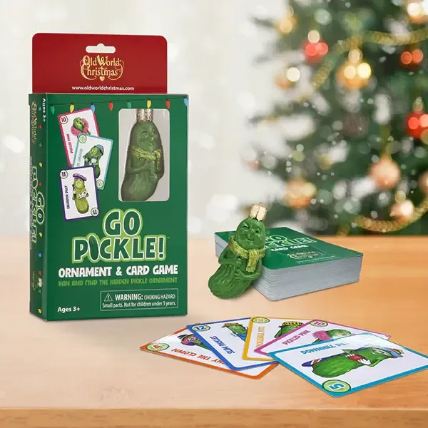 Go Pickle! Card Game with Ornament