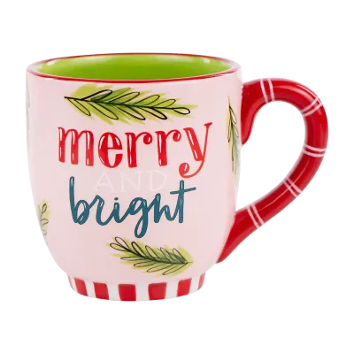 Merry &amp; Bright Vintage Mug