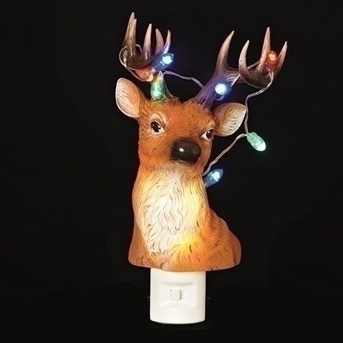 Reindeer Bust Night Light