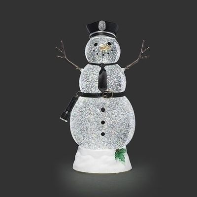 Police Officer Snowman Shimmer