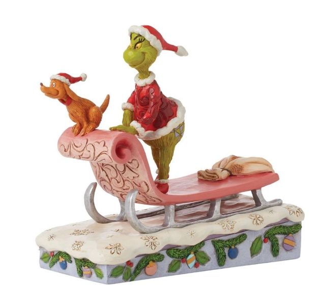 Grinch and Max on Sleigh