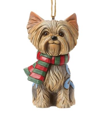 Christmas Yorkie Ornament