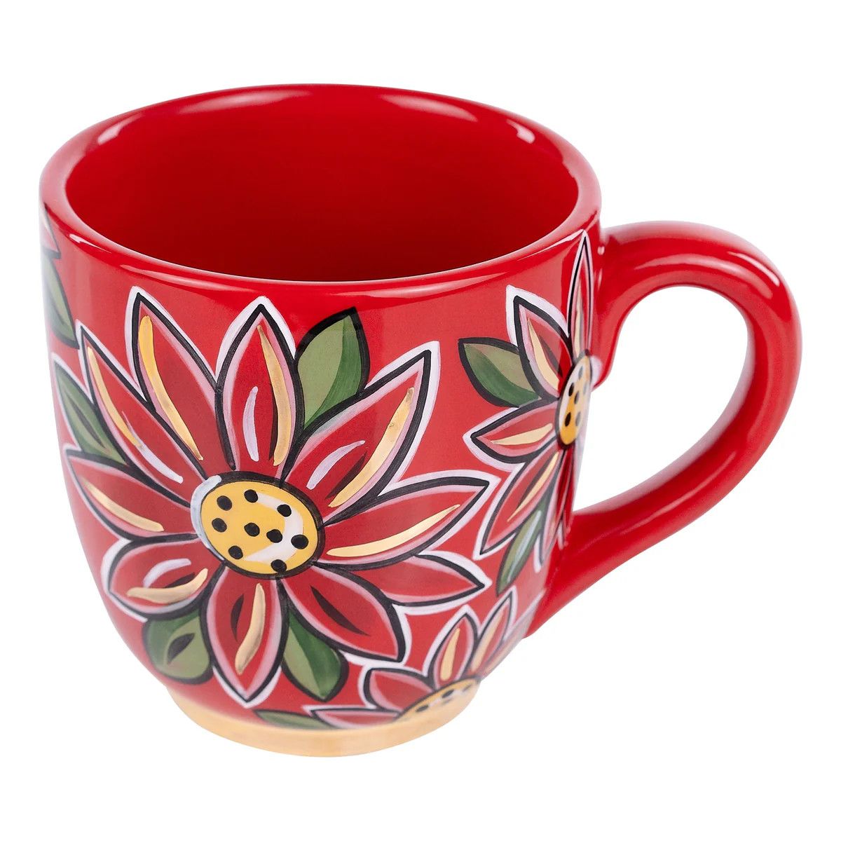 Poinsettia Mug by Boerne Artist