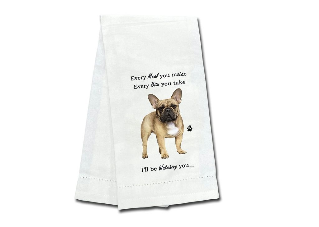 French Bulldog Kitchen Towel