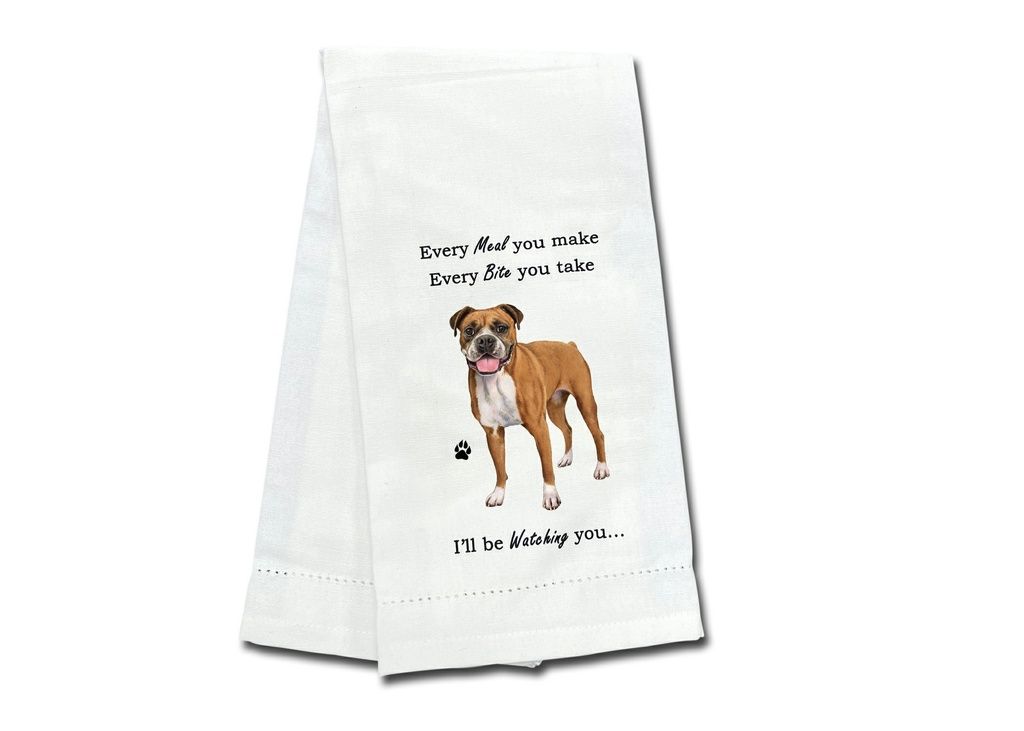 Boxer, Uncropped Kitchen Towel