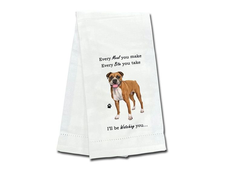 Boxer, Uncropped Kitchen Towel