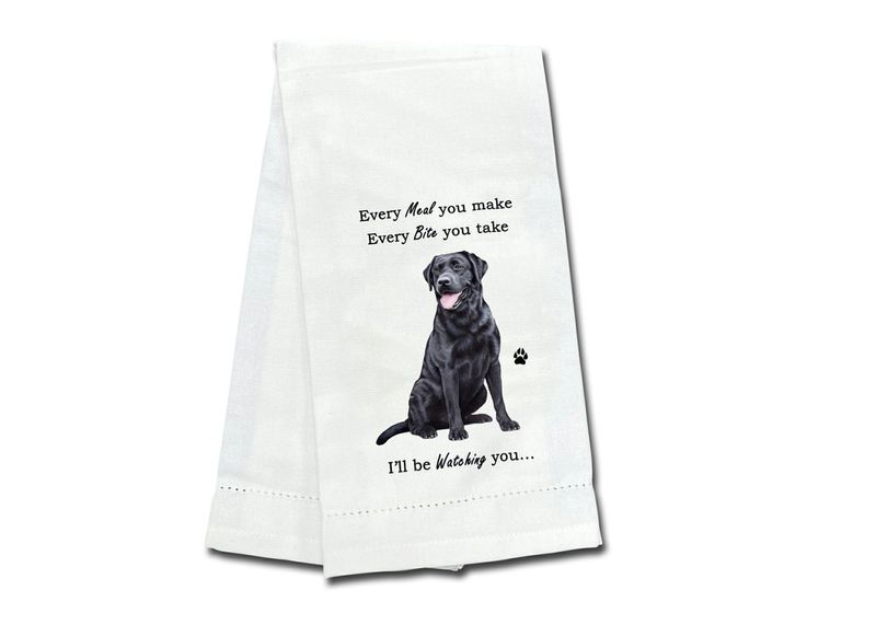 Labrador, Black Kitchen Towel