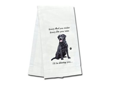 Labrador, Black Kitchen Towel