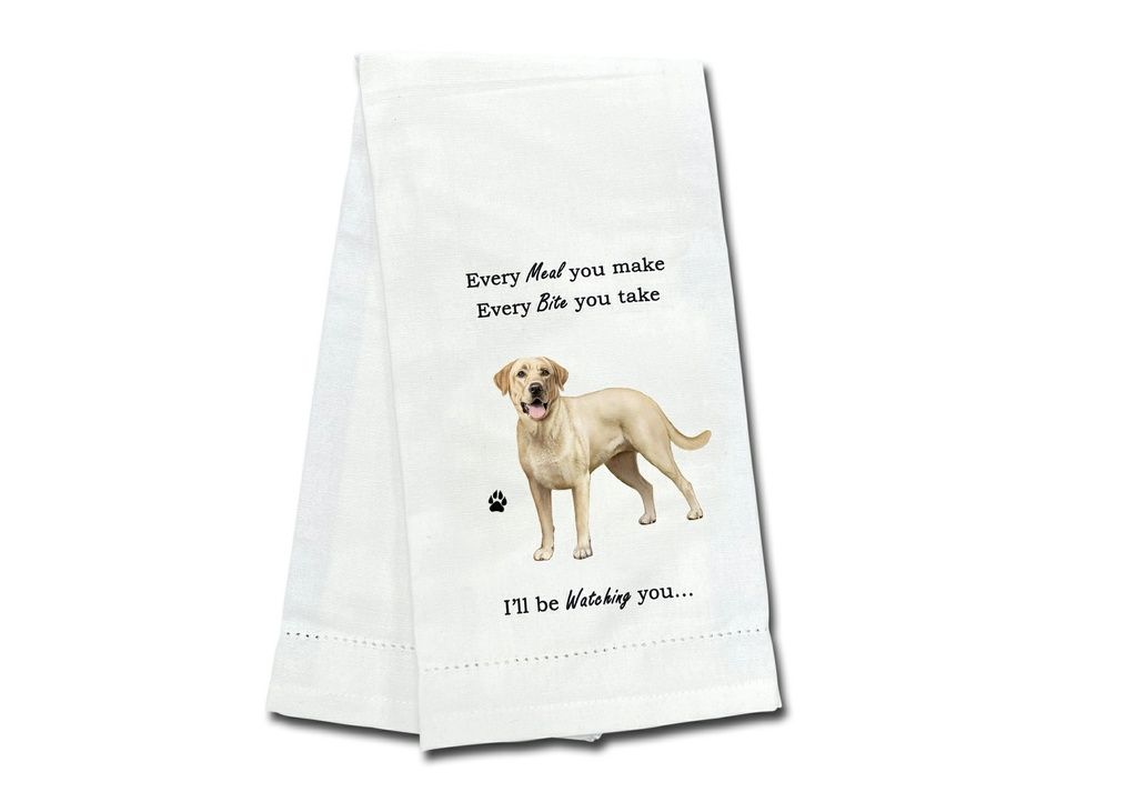 Labrador, Yellow Kitchen Towel