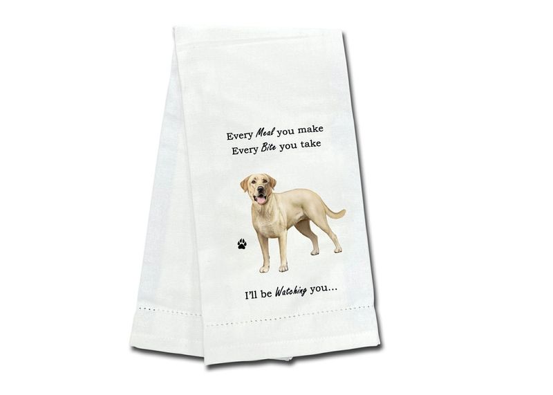 Labrador, Yellow Kitchen Towel