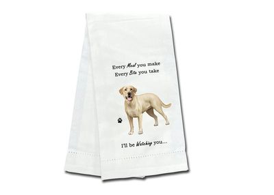 Labrador, Yellow Kitchen Towel
