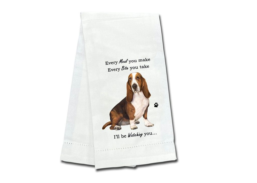 Basset Hound Kitchen Towel
