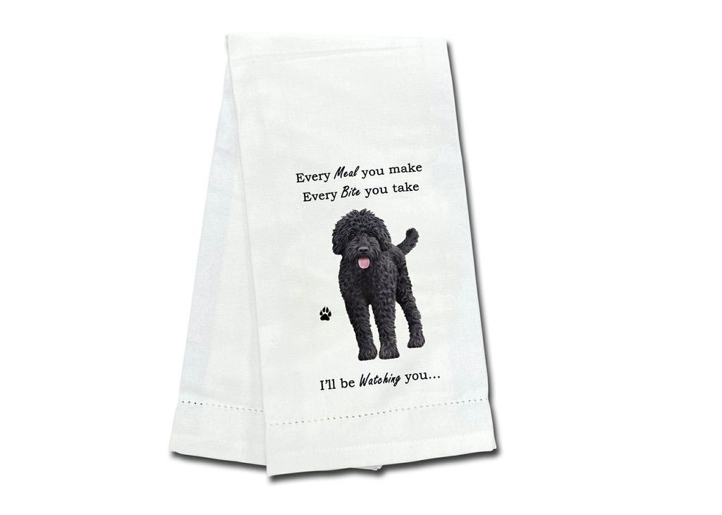 Labradoodle, Dark Kitchen Towel