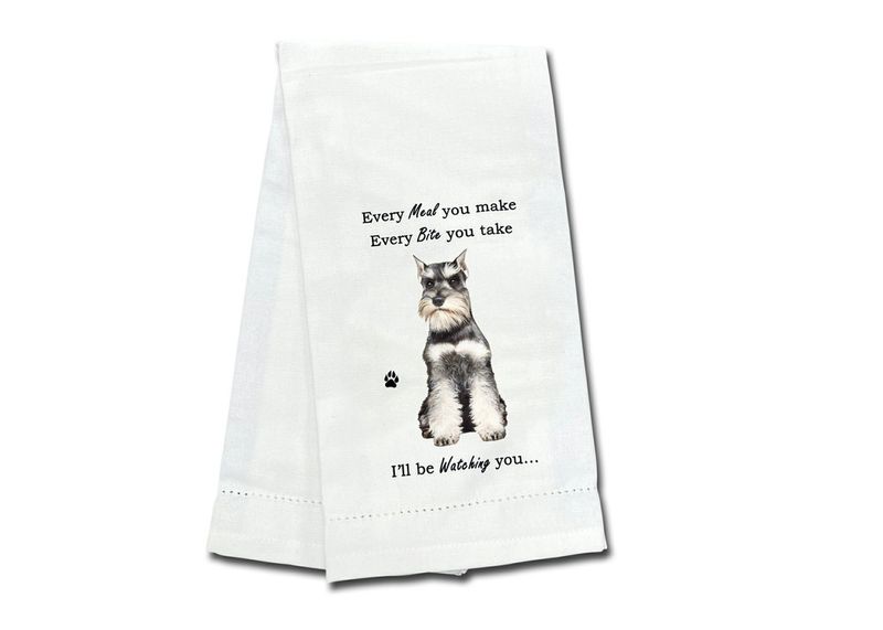 Schnauzer, cropped Kitchen Towel