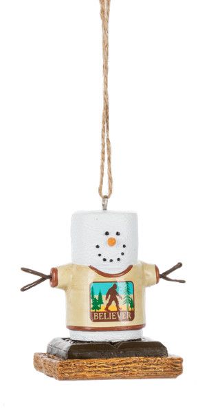 S&#39;mores Bigfoot Believer Ornament