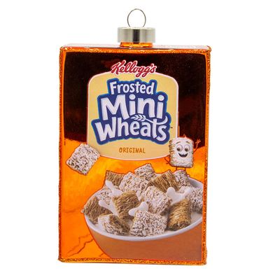 Kelloggs Frosted Mini-Wheats Cereal Box Orn