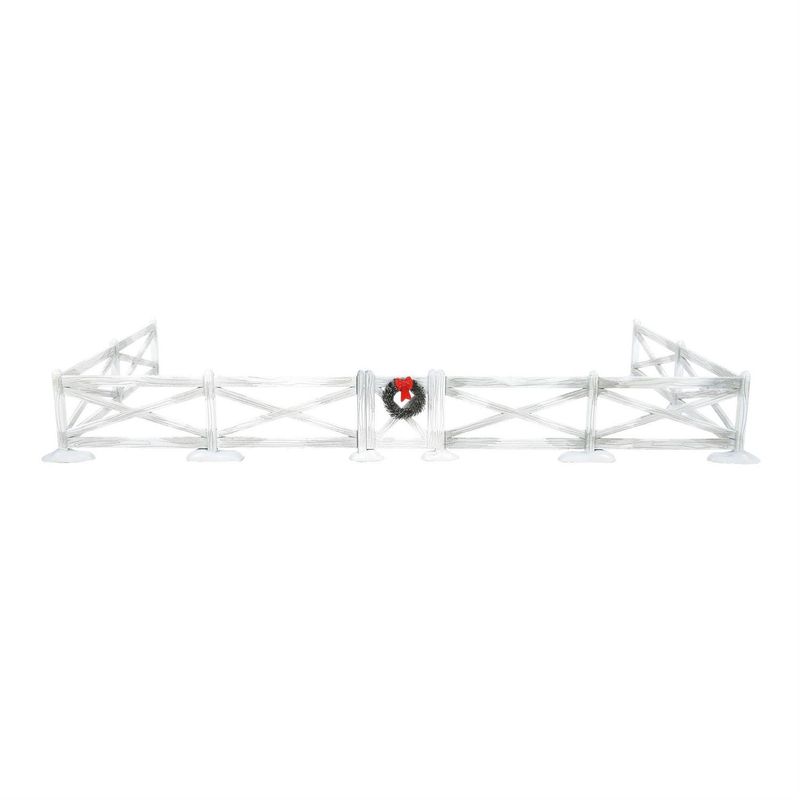 White Crossbuck Fence Set