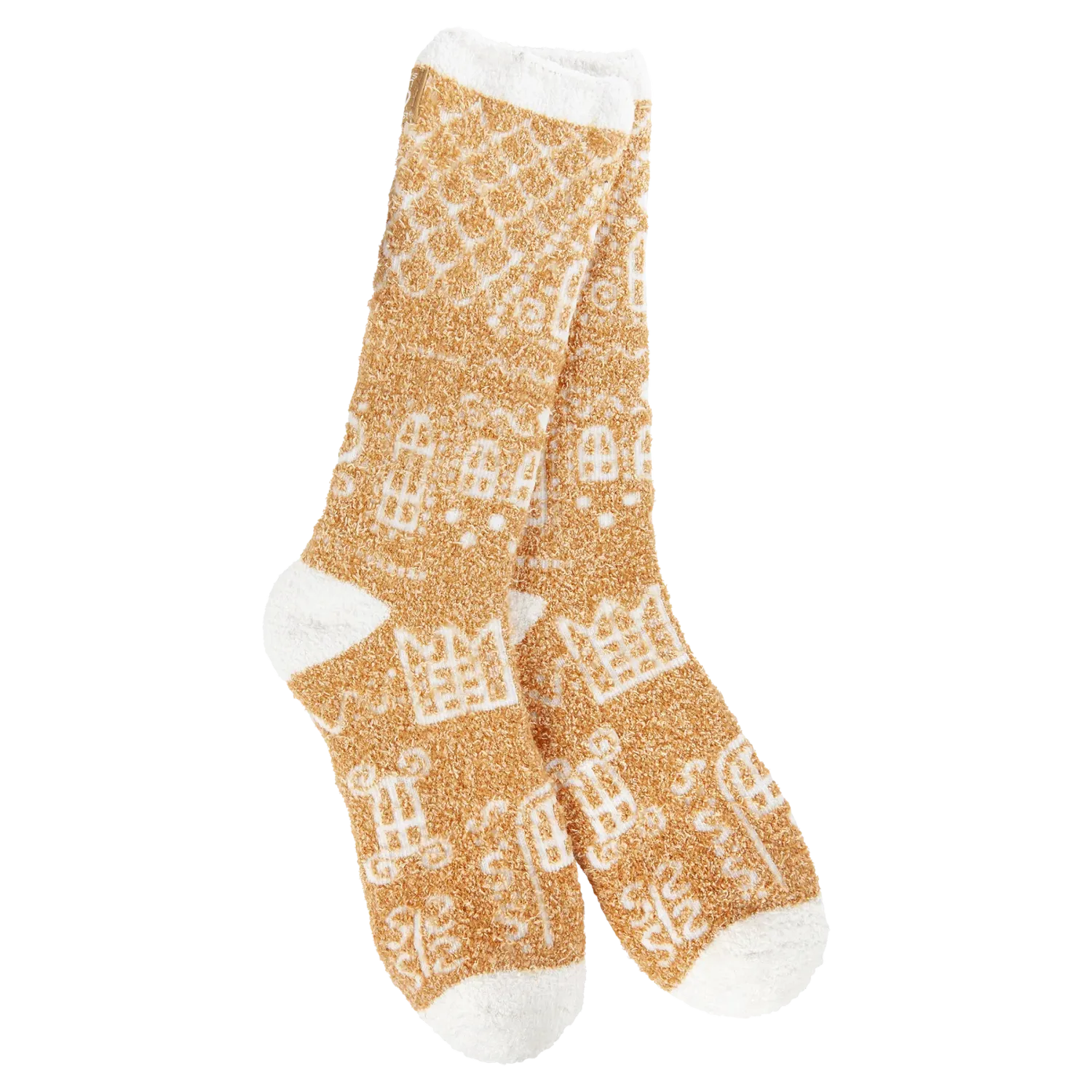 Gingerbread Cottage Cozy Crew Socks