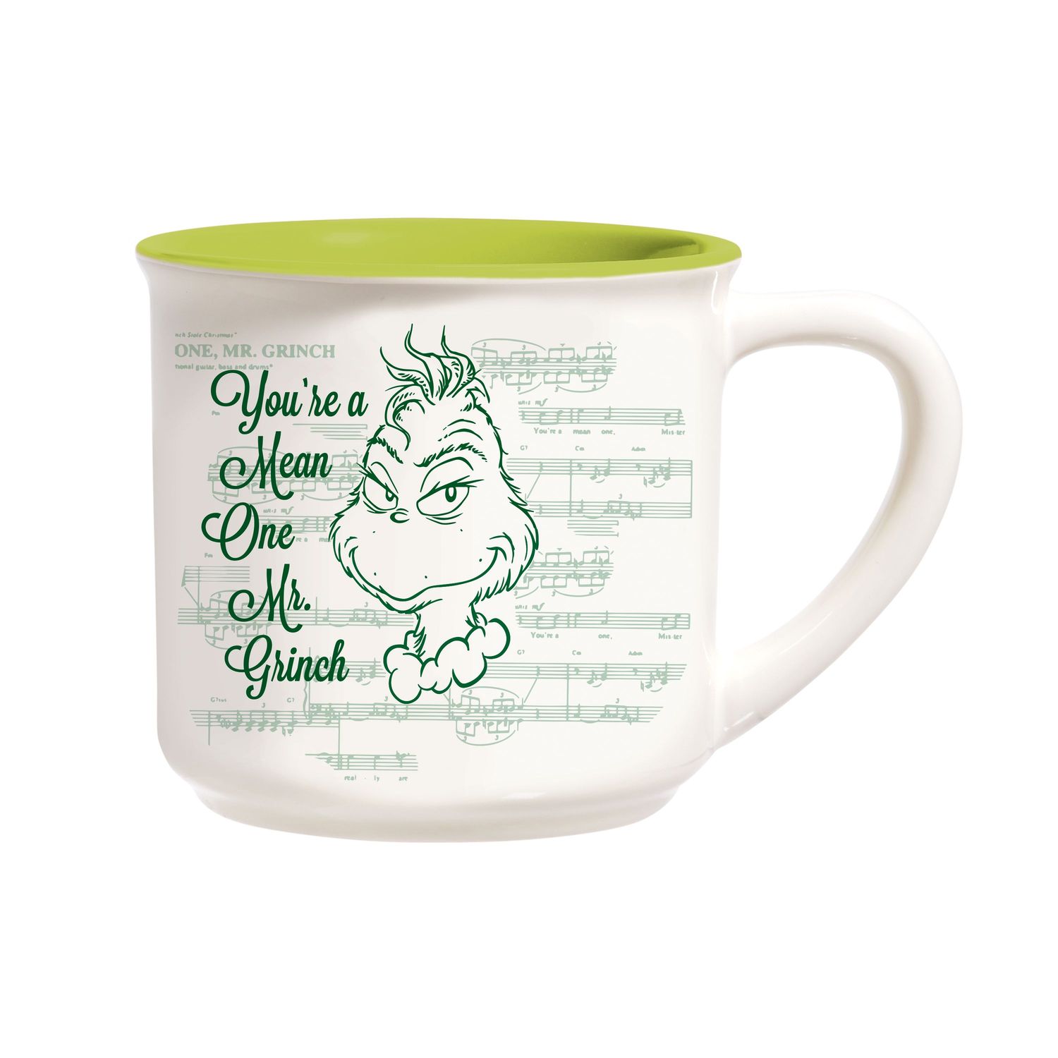 A Mean One Mr Grinch Mug - 18oz