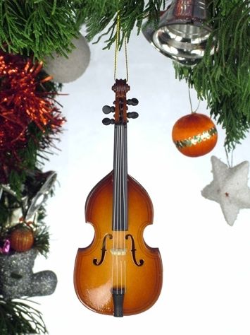 Upright Bass Ornament