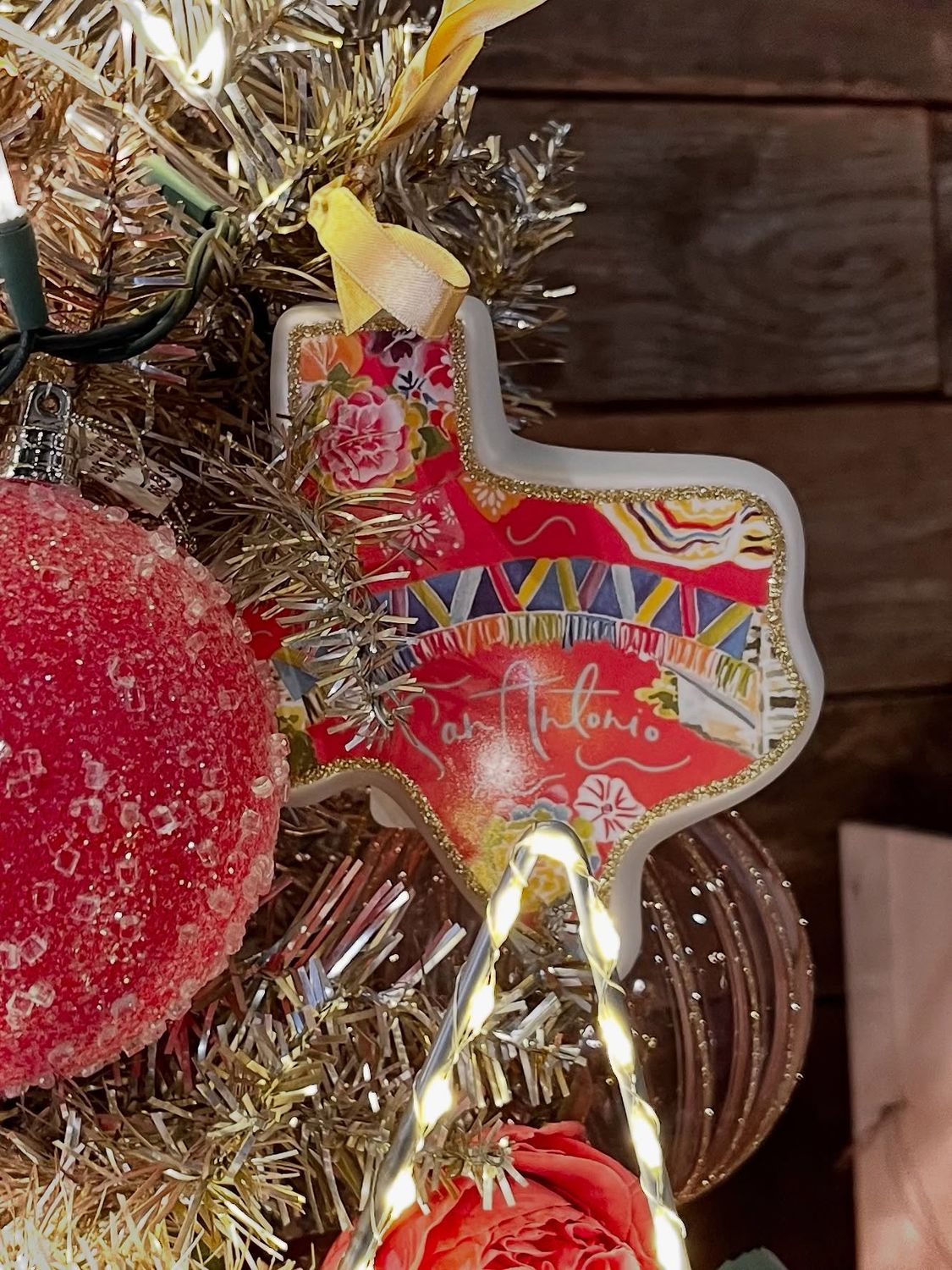 San Antonio Texas Cartie Ornament