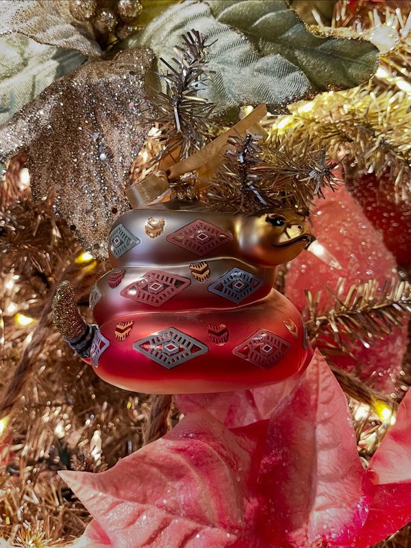 Texan Diamondback Rattler Ornament