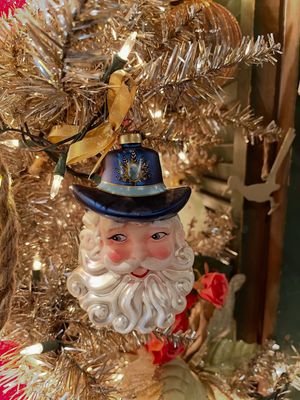 Cowboy Santa Ornament