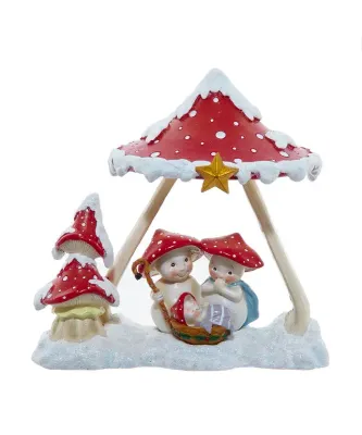 Merry Little Mushroom Nativity