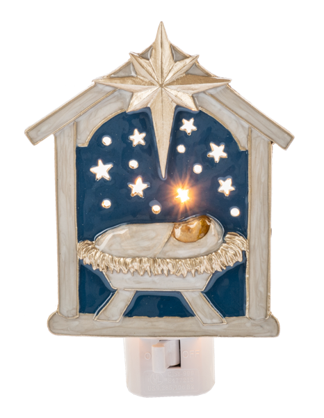 Baby Jesus in the Manger Night Light