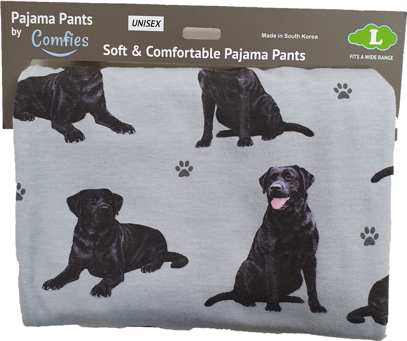Black Labrador Pajama Bottoms