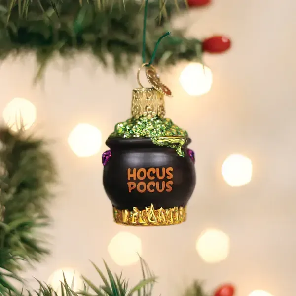 Mini Halloween Cauldron Gumdrop Ornament